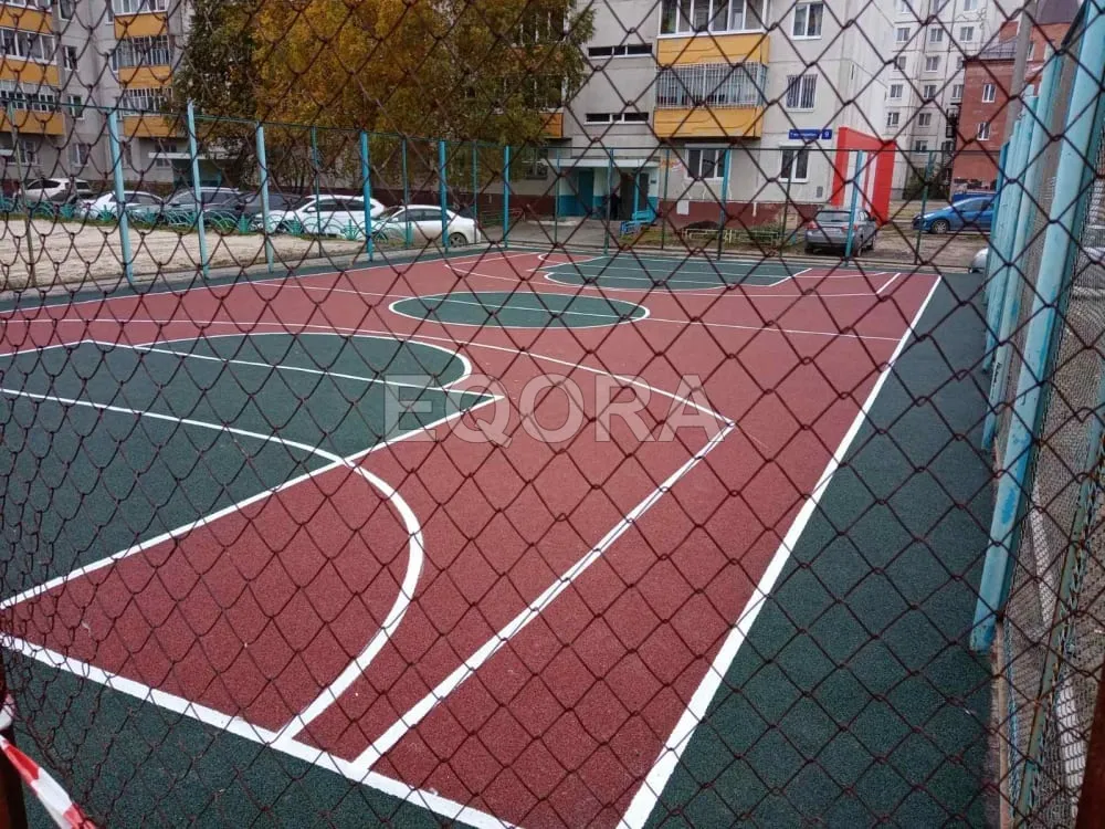 Резиновые покрытия из крошки для спортивных площадок в Лыткарино
